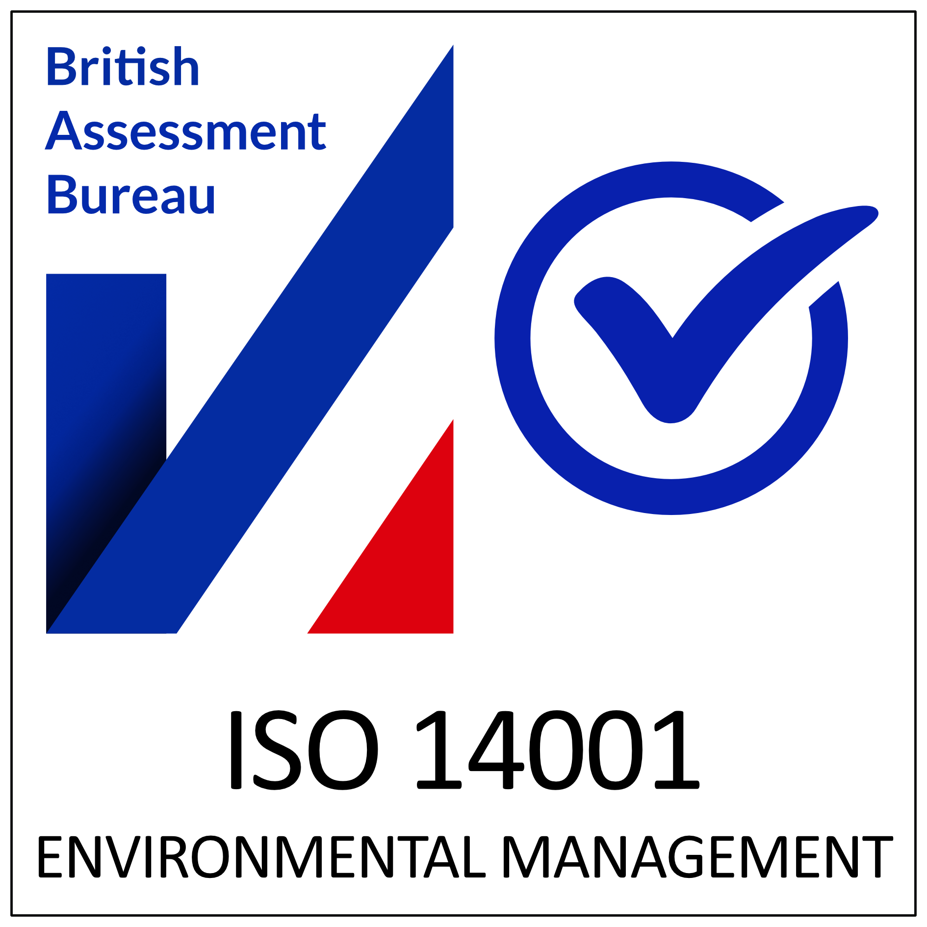 ISO 14001 certificate